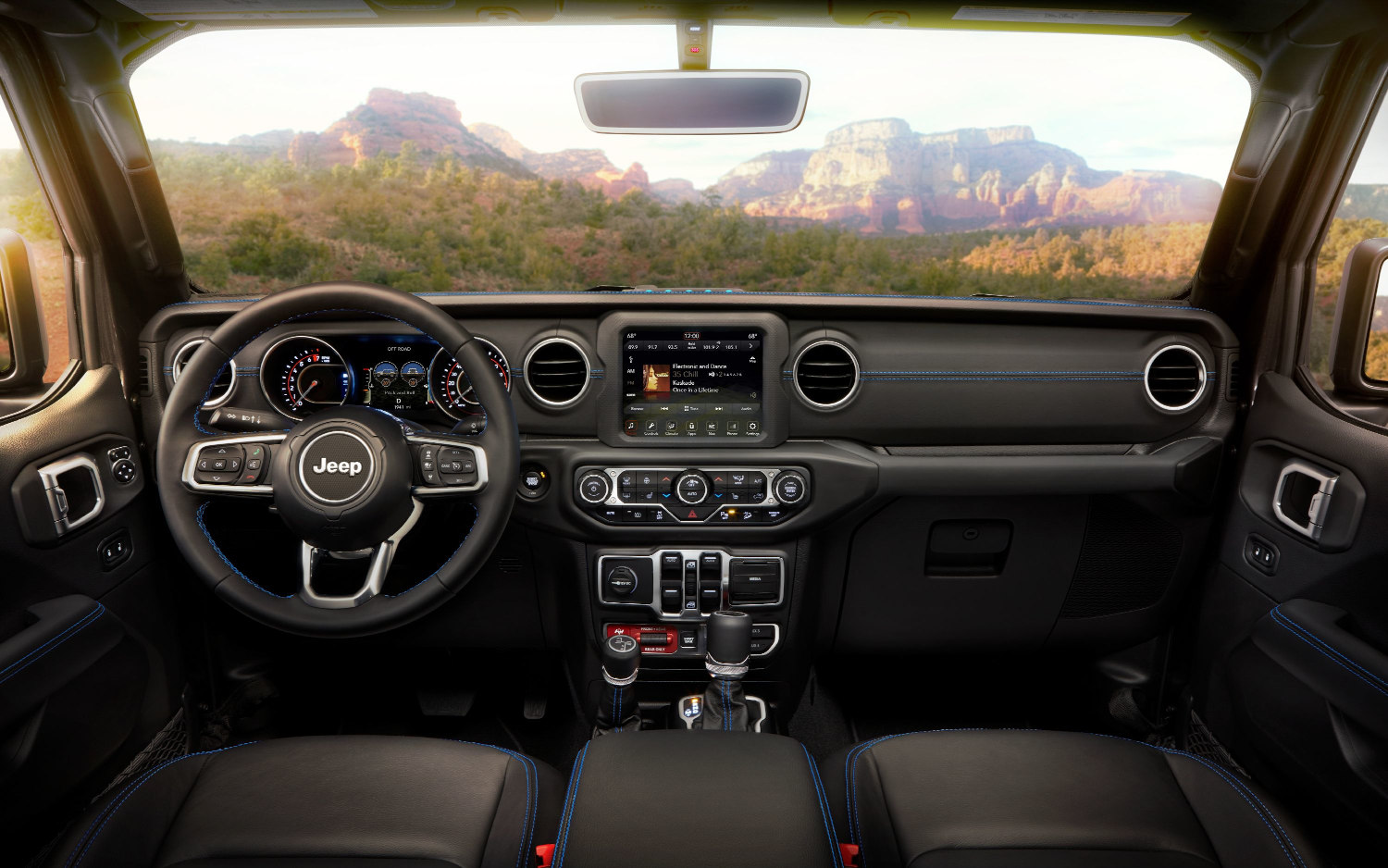 Jeep rubicon интерьер
